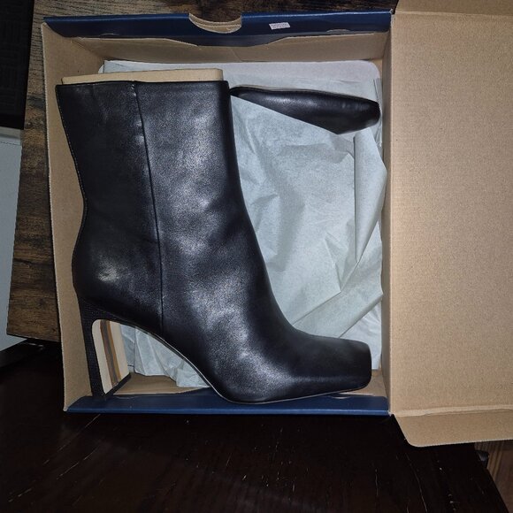 Sam Edelman Anika Black Leather booties sz 9 - Picture 4 of 13